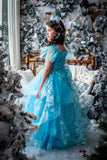 Elsa with snowflakes